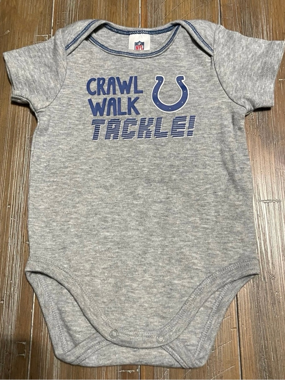 Baby boy, Indianapolis Colts onesie